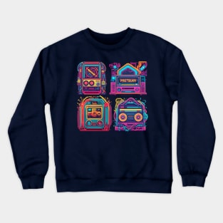 tape recorders Crewneck Sweatshirt